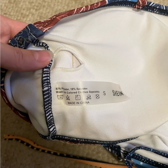 Strapless bikini with pattern - Picture 3 of 4